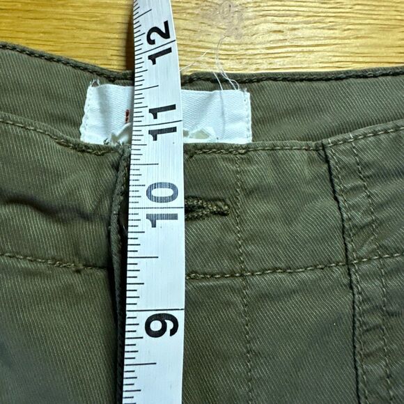 Anthropologie green cargo joggers 26 - Picture 8 of 10